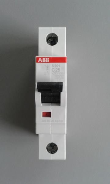 ABB Leitungsschutzschalter S201-C25 1-polig C25A 6kA